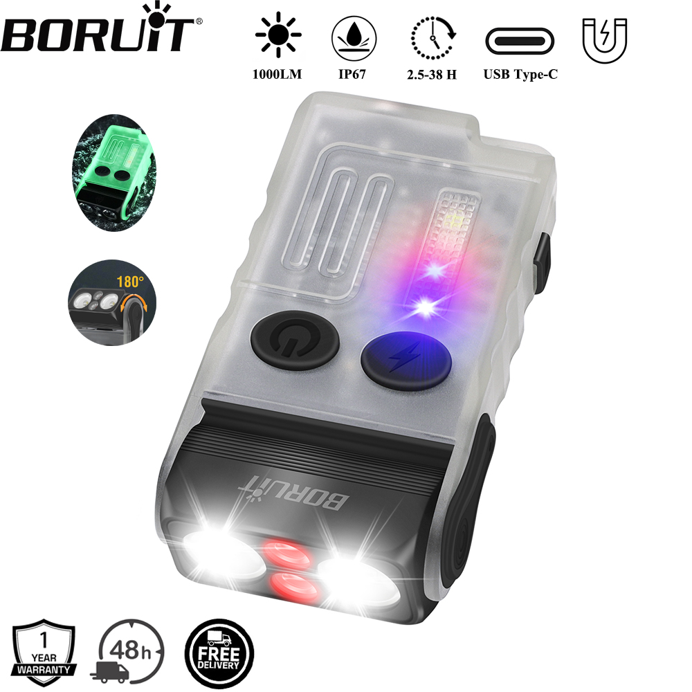 Fishing Light - BORUiT V20 Buzzer EDC LED porte-clés