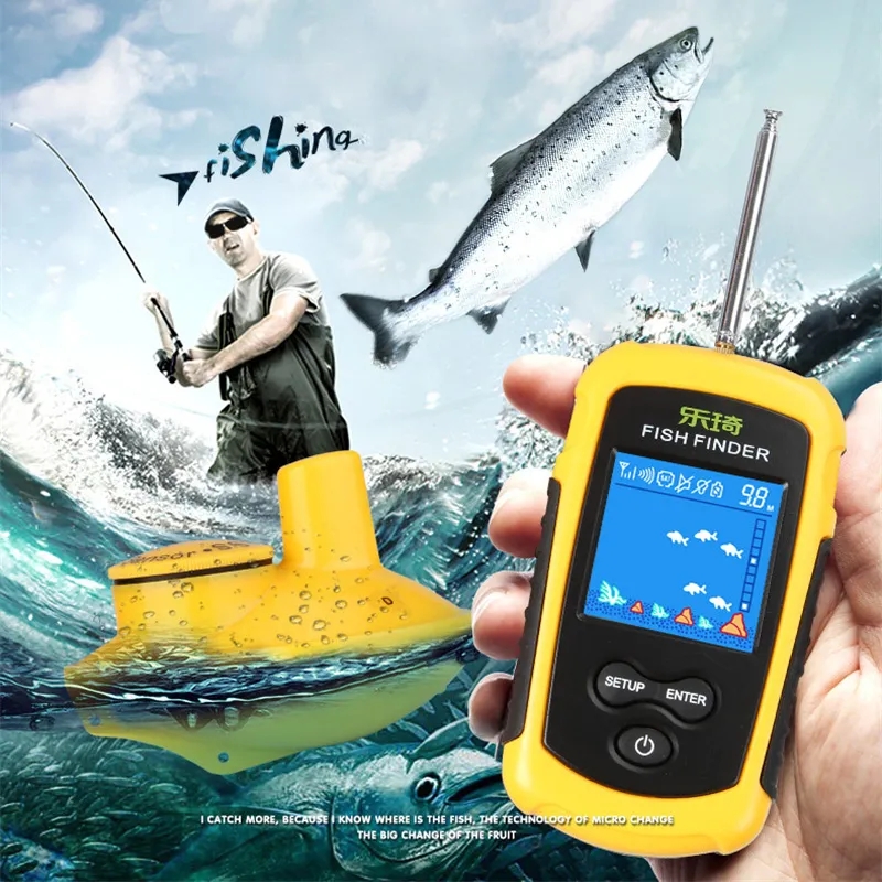 Fishing Depth Finder - Détecteur de pêche Sonar sans fil,