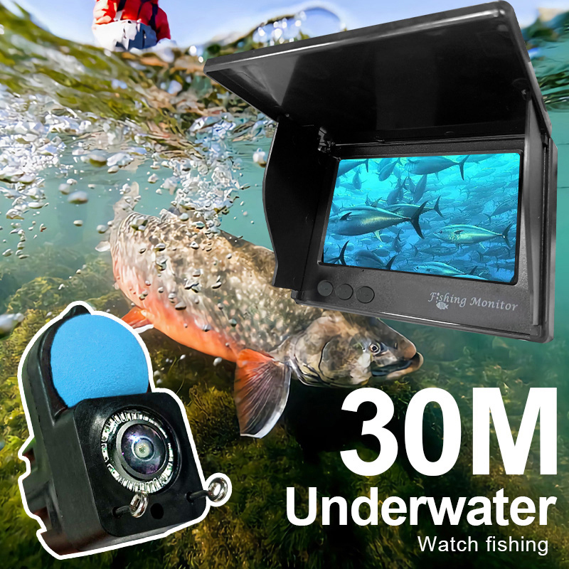 Fish Finder Portable - Caméra de pêche sous-marine 1080P HD,