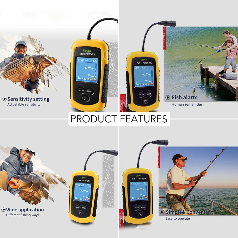 Lucky LCD écran couleur Portab - Fish Finder Portable avis et prix