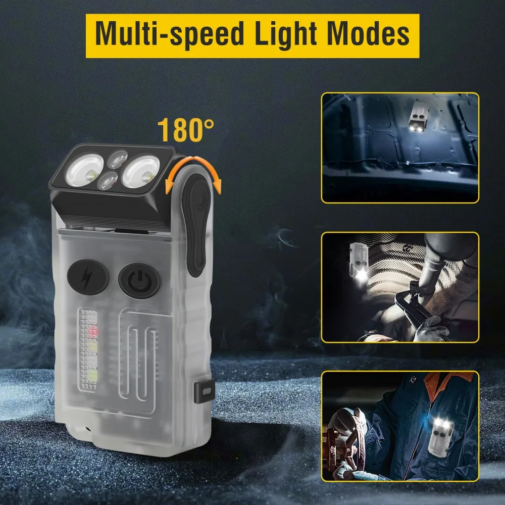 BORUiT V20 Buzzer EDC LED port - Fishing Light avis et prix
