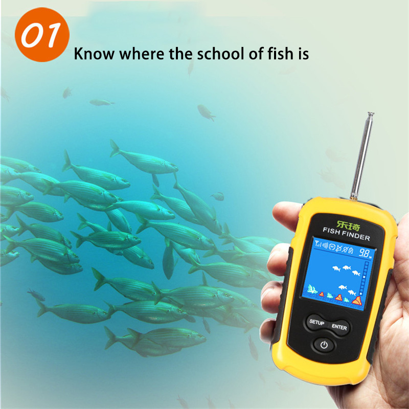 Détecteur de pêche Sonar sans  - Fishing Depth Finder avis et prix